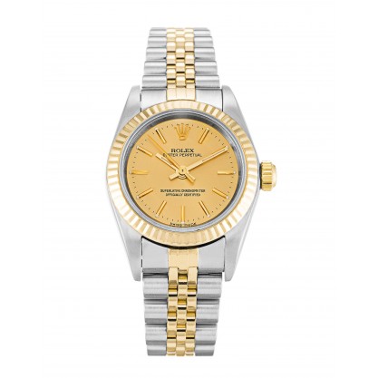 UK Steel & Yellow Gold Rolex Lady Oyster Perpetual 76193-24 MM