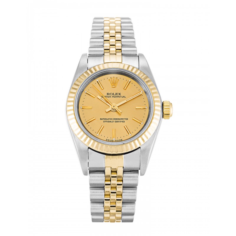 UK Steel & Yellow Gold Rolex Lady Oyster Perpetual 76193-24 MM