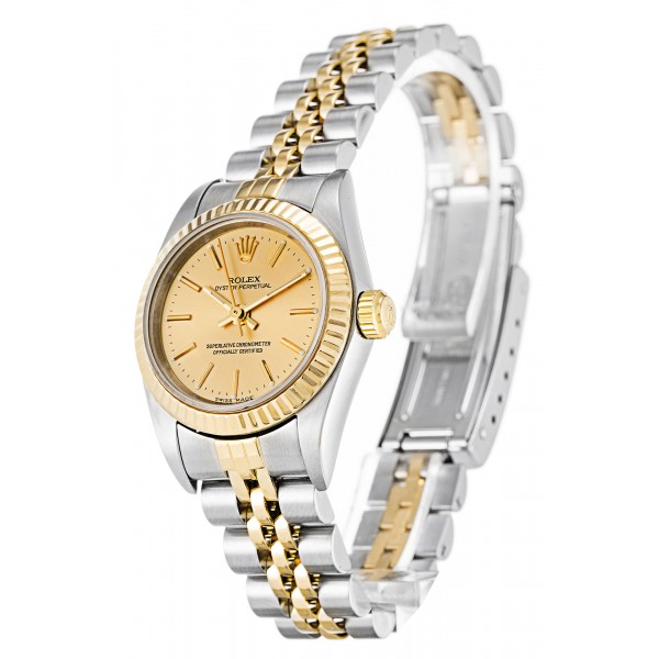 UK Steel & Yellow Gold Rolex Lady Oyster Perpetual 76193-24 MM