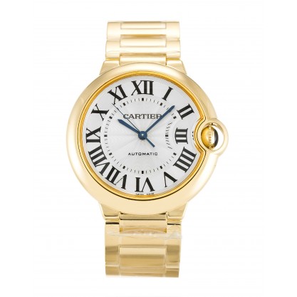 UK Yellow Gold Cartier Ballon Bleu W69003Z2-37 MM