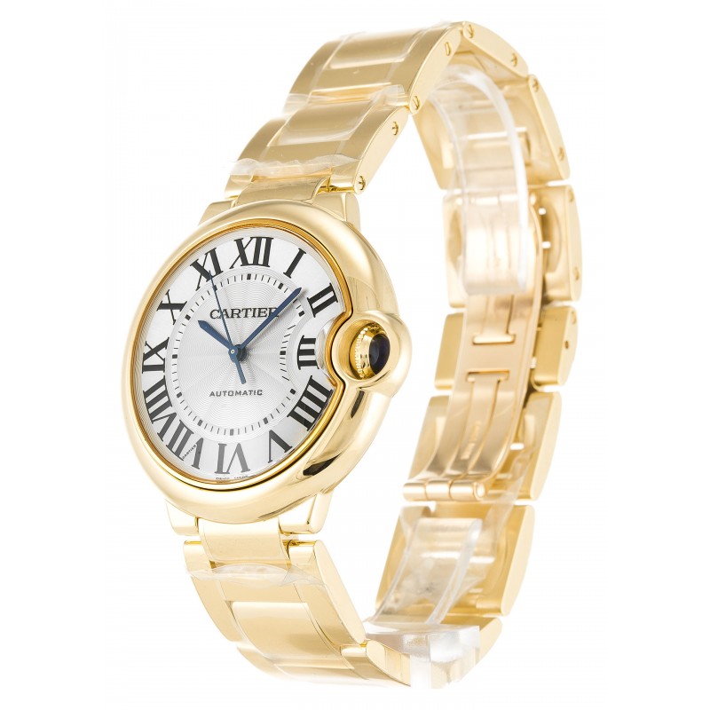 UK Yellow Gold Cartier Ballon Bleu W69003Z2-37 MM