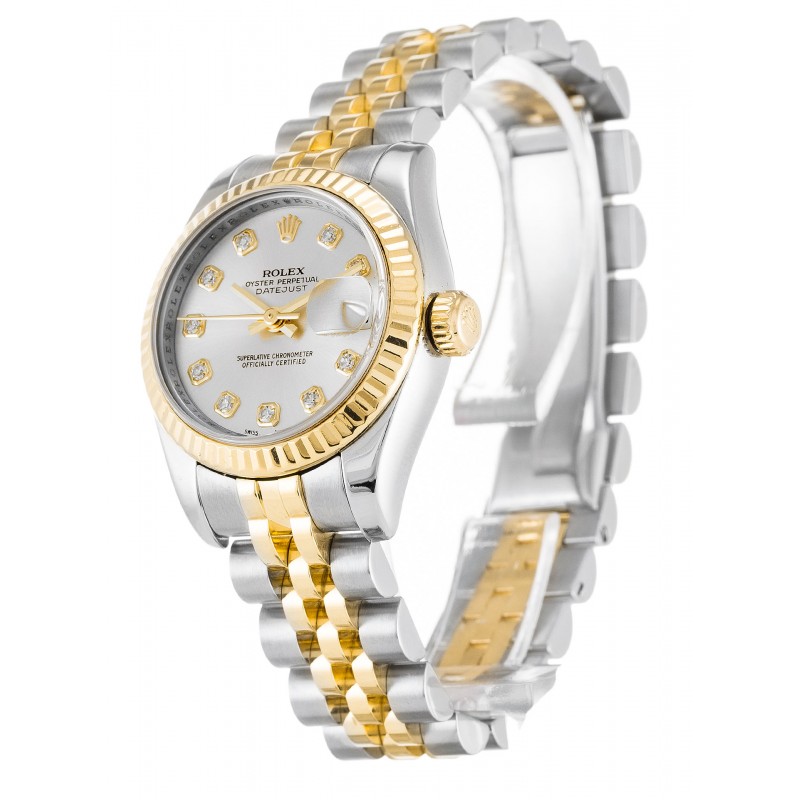 UK Steel & Yellow Gold Rolex Datejust Lady 179173-26 MM