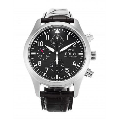 UK Steel IWC Pilots Chrono IW371701-42 MM