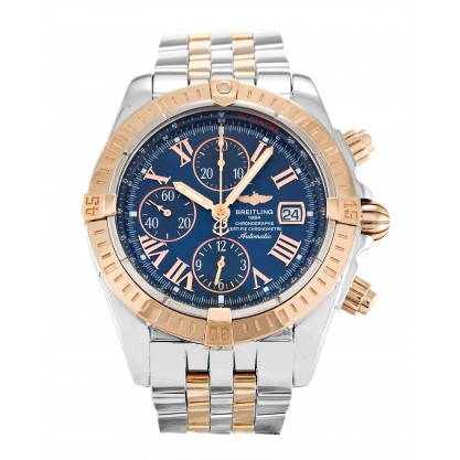 UK Steel & Rose Gold Breitling Chronomat Evolution C13356-43.7 MM