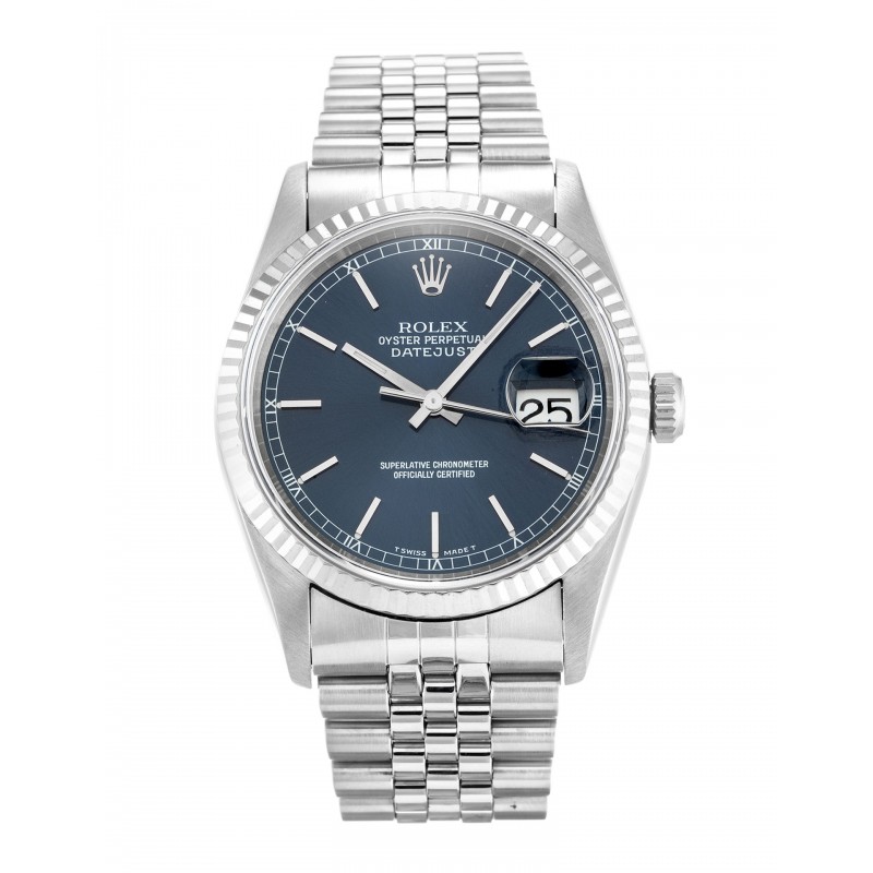 UK Steel & White Gold Rolex Datejust 16234-36 MM