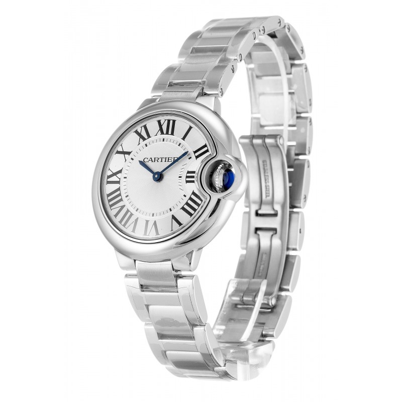 UK Steel Cartier Ballon Bleu W6920084-33 MM