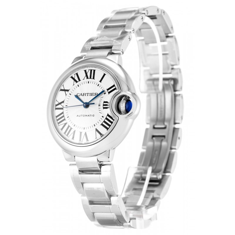 UK Steel Cartier Ballon Bleu W6920071-33 MM