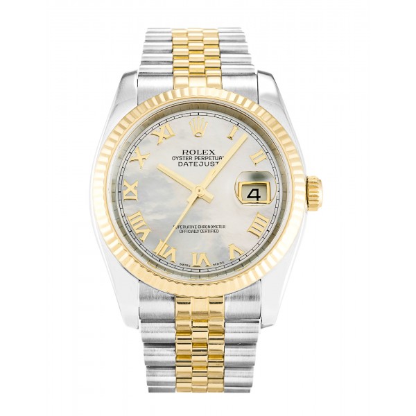 UK Yellow Gold Rolex Datejust 116233-36 MM