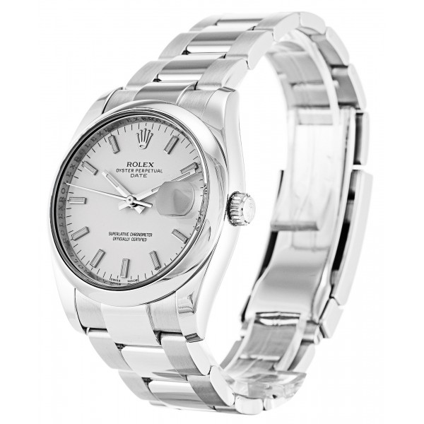 UK Steel Rolex Oyster Perpetual Date 115200-34 MM