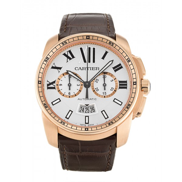 UK Rose Gold Cartier Calibre de Cartier W7100044-42 MM