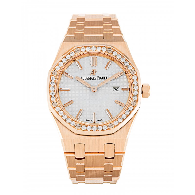 UK Rose Gold set with Diamonds Audemars Piguet Royal Oak 67651OR.ZZ.1261OR.01-33 MM