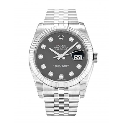 UK Steel & White Gold Rolex Datejust 116234-36 MM