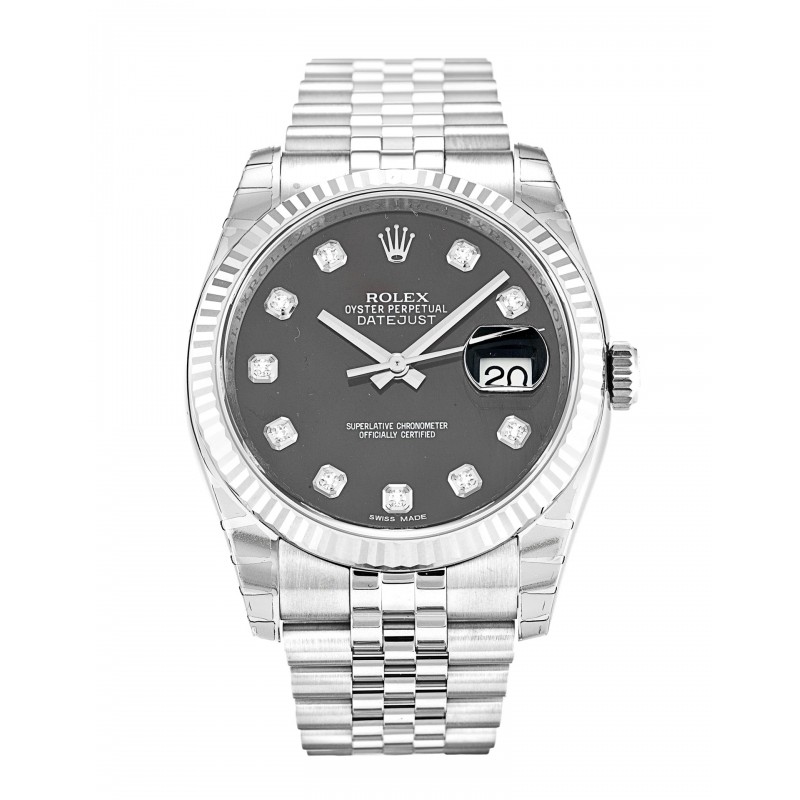 UK Steel & White Gold Rolex Datejust 116234-36 MM