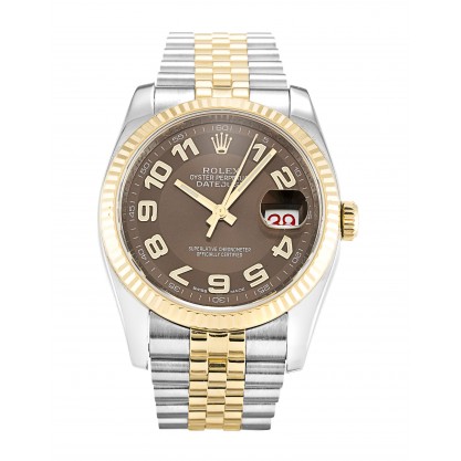 UK Yellow Gold Rolex Datejust 116233-36 MM