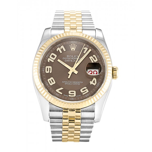 UK Yellow Gold Rolex Datejust 116233-36 MM