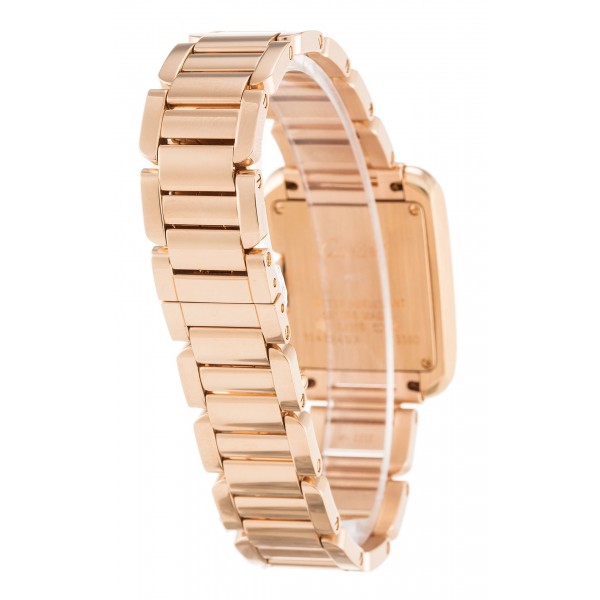 UK Rose Gold Cartier Tank Anglaise W5310013-23 MM