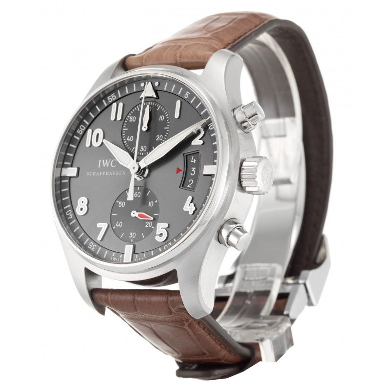 UK Steel IWC Spitfire IW387802-43 MM