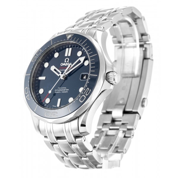 UK Steel Omega Seamaster 300m Co-Axial 212.30.41.20.03.001-41 MM