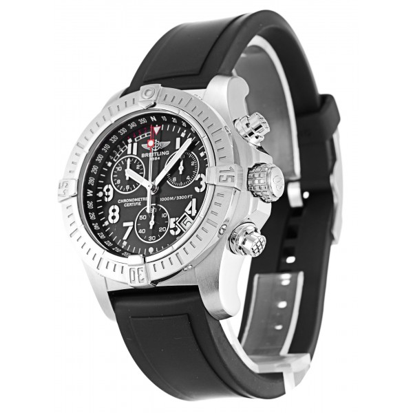 UK Steel Breitling Avenger Seawolf A73390-45.4 MM