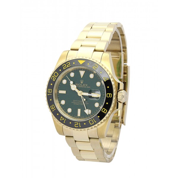 UK Yellow Gold Rolex GMT Master II 116718 LN-40 MM