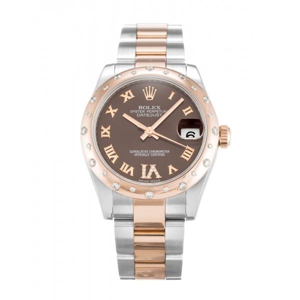 UK Rose Gold & Steel set with Diamonds Rolex Datejust Lady 178341-31 MM