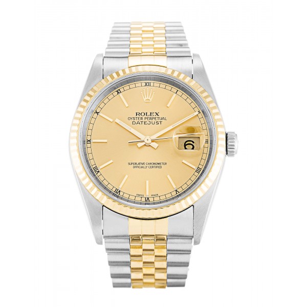 UK Steel & Yellow Gold Rolex Datejust 16233-36 MM