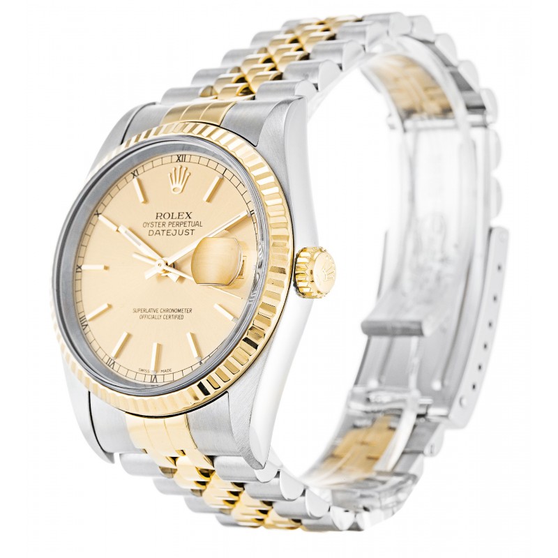 UK Steel & Yellow Gold Rolex Datejust 16233-36 MM