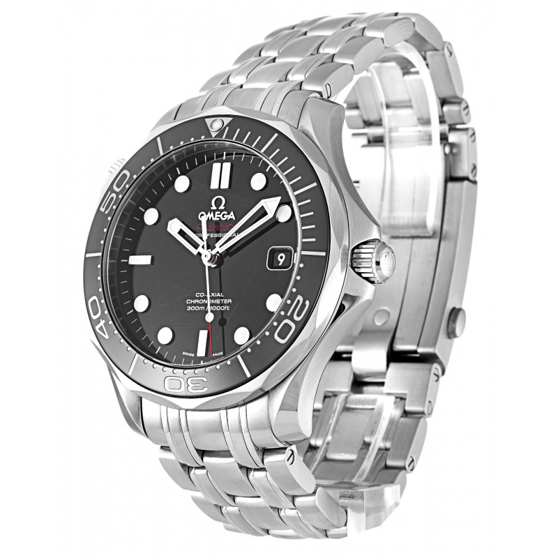 UK Steel Omega Seamaster 300m Co-Axial 212.30.41.20.01.003-41 MM