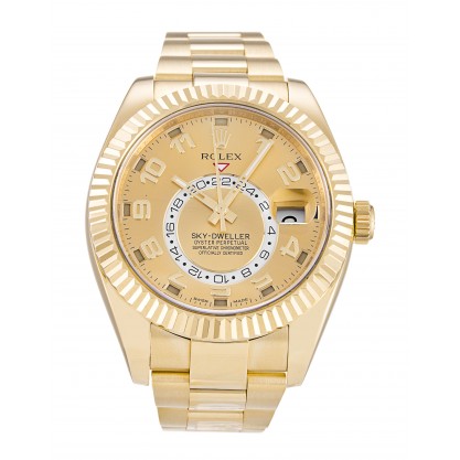 UK Yellow Gold Rolex Sky-Dweller 326938-42 MM