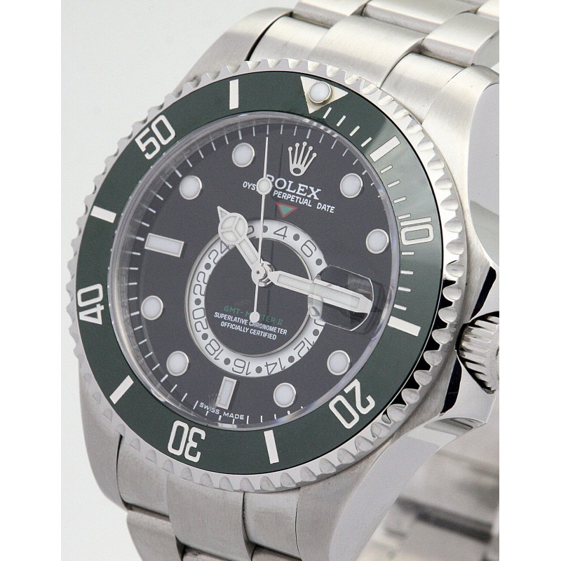 UK Green Steel Rolex GMT Master 16720-40