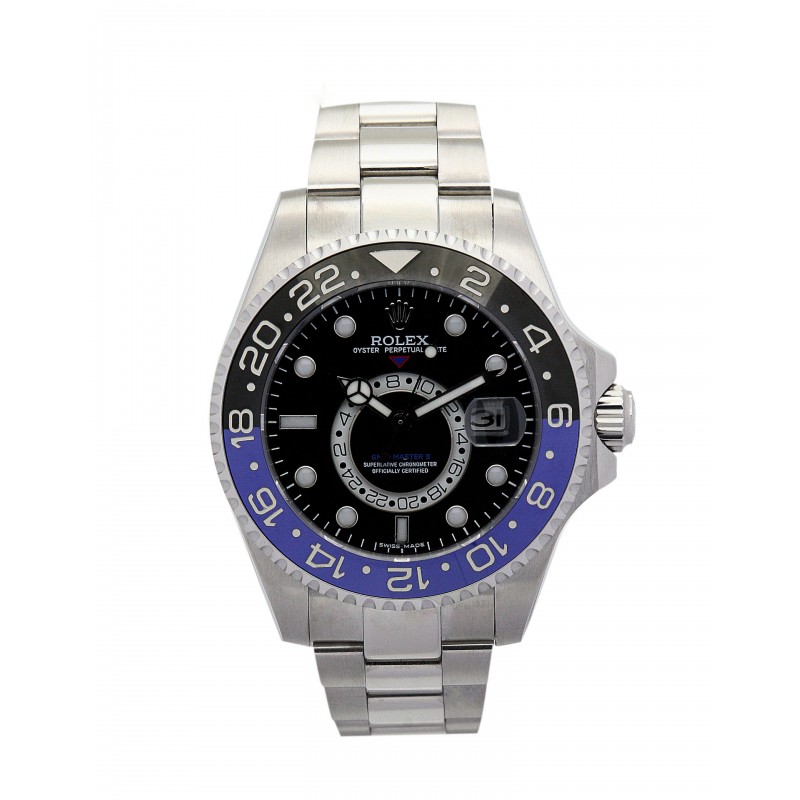 UK Black adn blue Steel Rolex GMT Master 16720-40