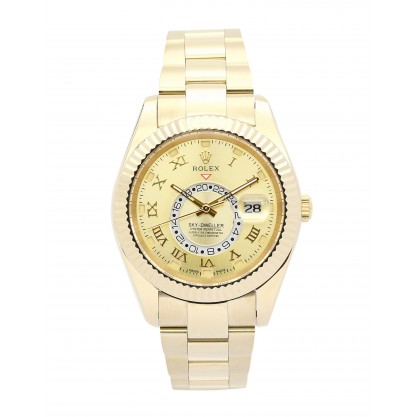 UK Yellow Gold Rolex Sky-Dweller 326938-42 MM