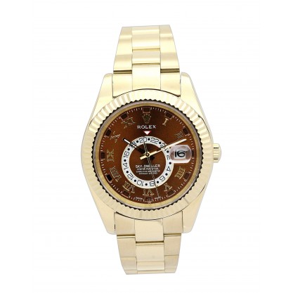 UK Yellow Gold Rolex Sky-Dweller 326938-42 MM