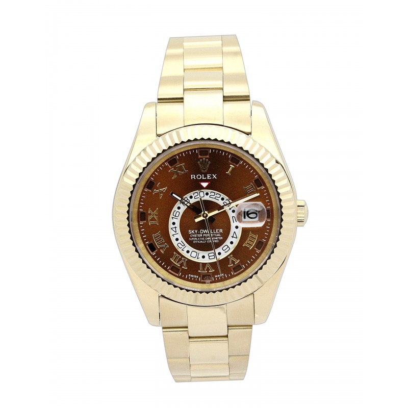 UK Yellow Gold Rolex Sky-Dweller 326938-42 MM