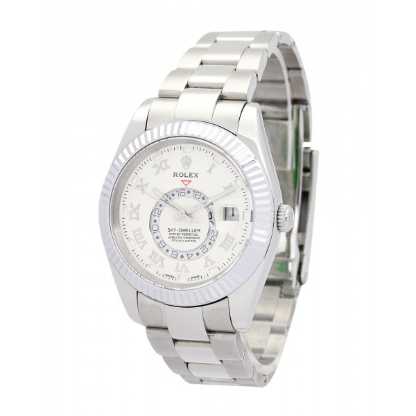 UK White Gold Rolex Sky-Dweller 326938-42 MM