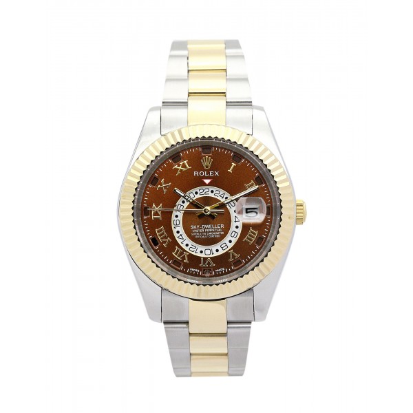 UK Yellow Gold Rolex Sky-Dweller 326938-42 MM