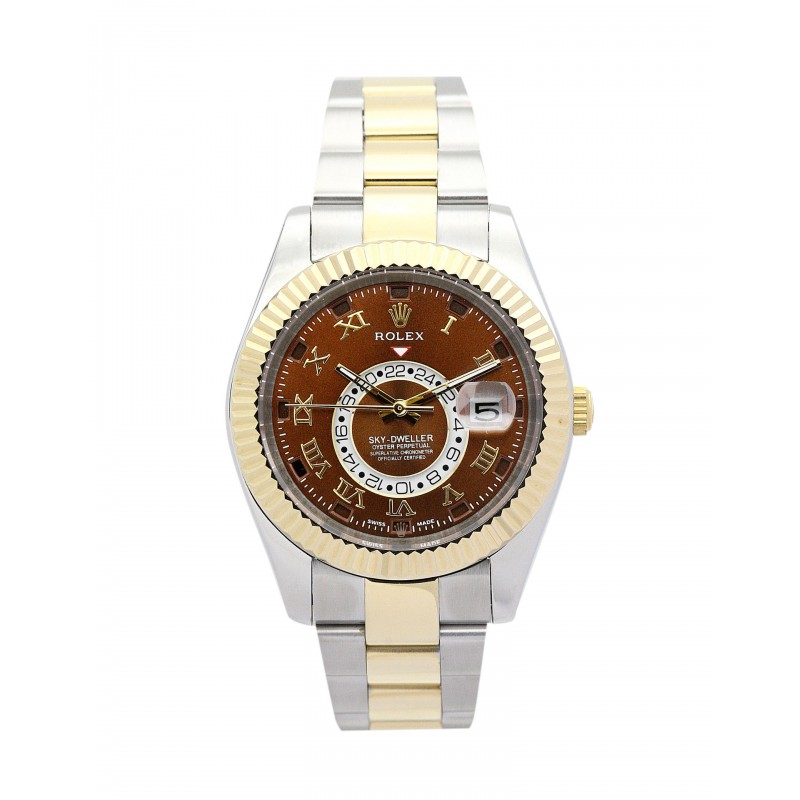 UK Yellow Gold Rolex Sky-Dweller 326938-42 MM