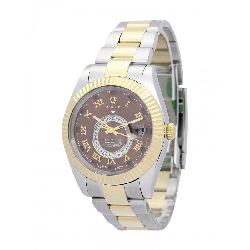 UK Yellow Gold Rolex Sky-Dweller 326938-42 MM