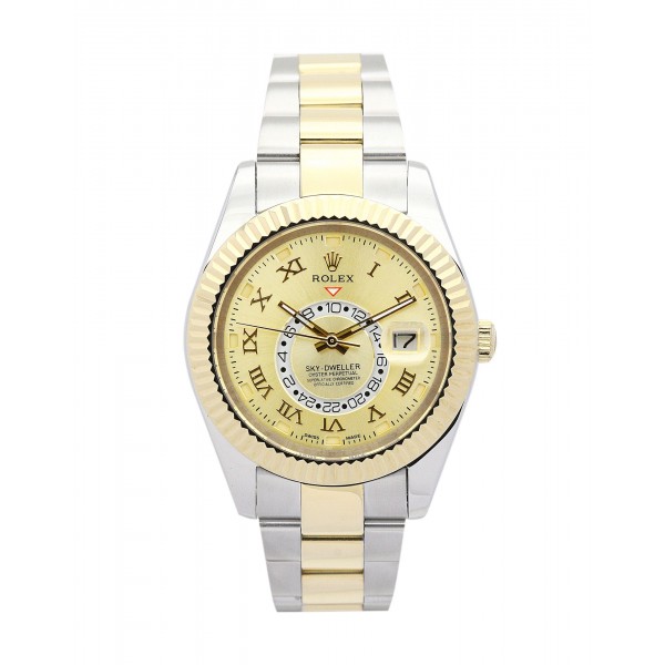 UK Yellow Gold Rolex Sky-Dweller 326938-42 MM