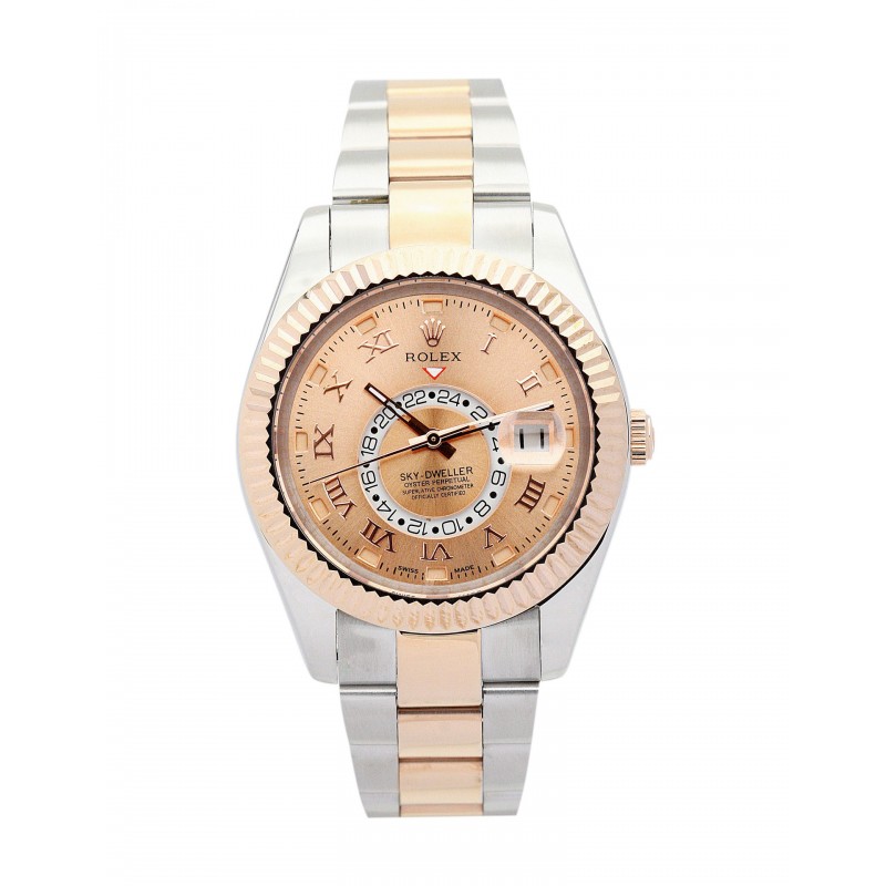 UK Rose Gold Rolex Sky-Dweller 326938-42 MM