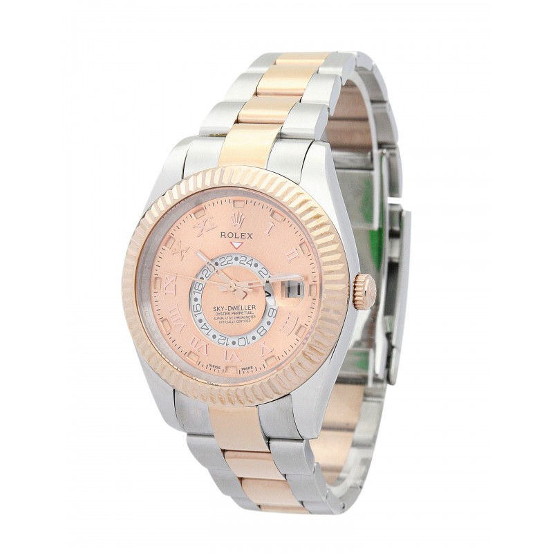 UK Rose Gold Rolex Sky-Dweller 326938-42 MM