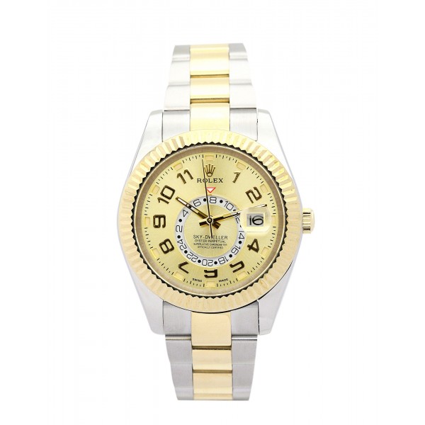 UK Yellow Gold Rolex Sky-Dweller 326938-42 MM