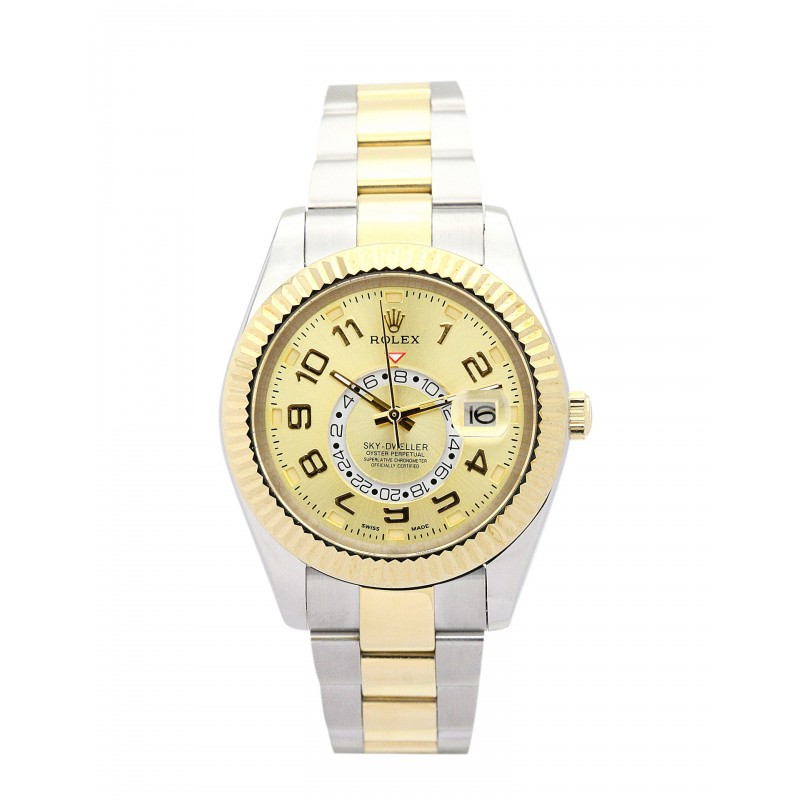 UK Yellow Gold Rolex Sky-Dweller 326938-42 MM