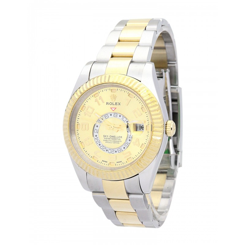 UK Yellow Gold Rolex Sky-Dweller 326938-42 MM