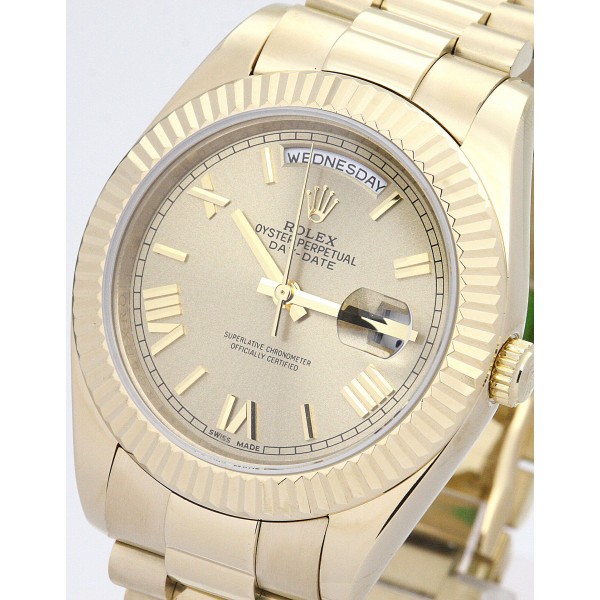 UK Yellow Gold Rolex Day-Date II 218238-41 MM