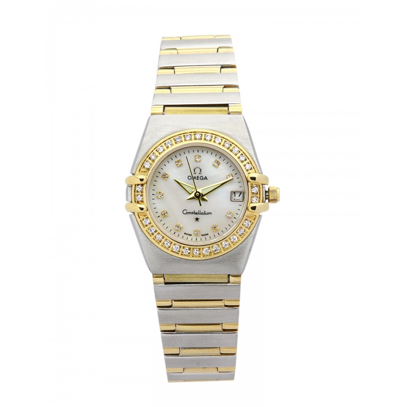 UK Steel & Yellow Gold set with Diamonds Omega My Choice Mini 1365.75.00-22.5 MM