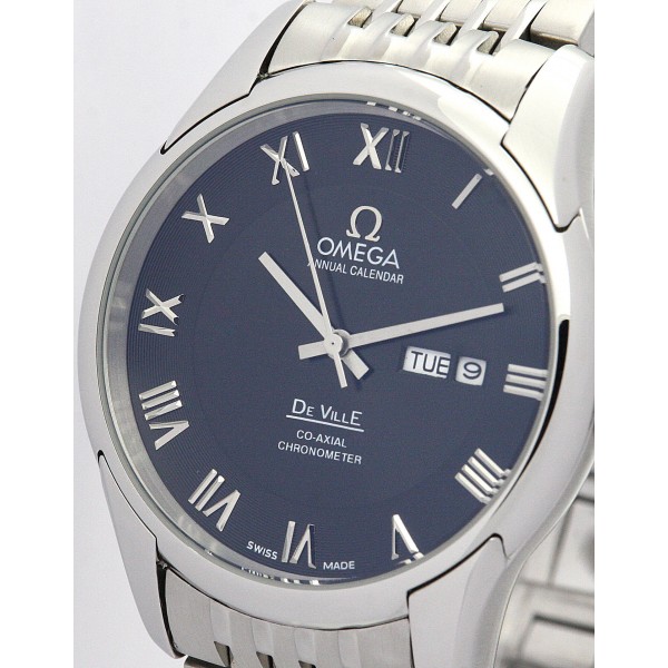 UK Steel Omega De Ville Hour Vision-41 MM