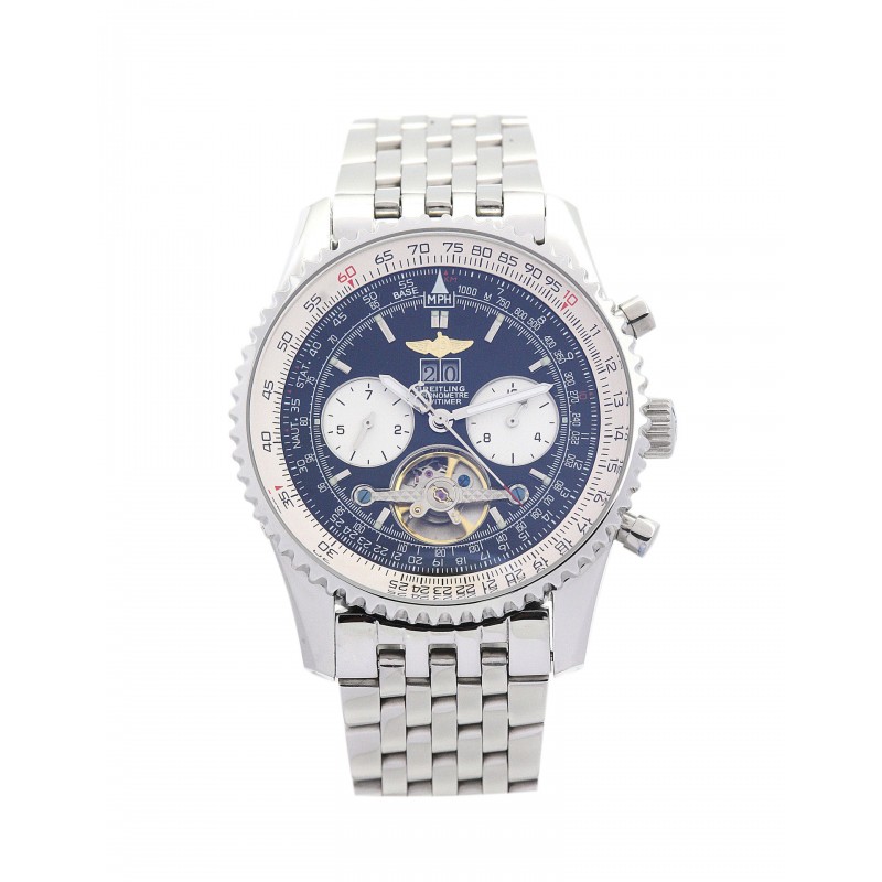 UK Steel Breitling Navitimer World A24322-46 MM