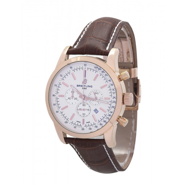 UK Rose Gold Breitling Transocean Chronograph RB0152-43 MM