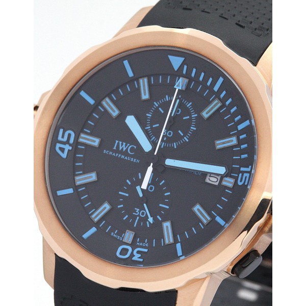 UK Rose gold Steel IWC Aquatimer IW329001-42 MM